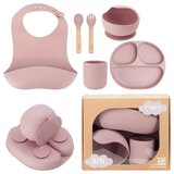 Momi silikonski set za hranjenje Ami Pink