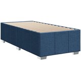  Krevet s oprugama i madracem plavi 90 x 200 cm od tkanine | shoptok.hr