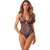Obsessive Addia Crotchless Teddy Black L/XL Cene