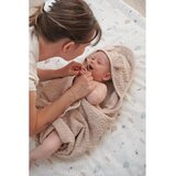 CamCam Copenhagen Bež dječji ručnik s kapuljačom od organskog pamuka 80x80 cm Almond – | shoptok.hr