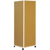 eurokraft basic mobilen informacijski steber, površina iz plute, šxv 620 x 1800 mm, s 4 kolesi Cene