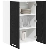 vidaXL viseći ormarić s policom zidne riga crni hrast 60 x 31 x 80 cm | shoptok.hr