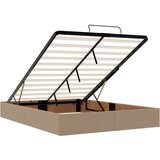  Otomanski krevet s madracem cappuccina 140x190cm umjetna koža | shoptok.hr