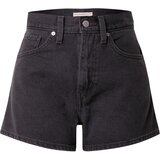 Levi's Kavbojke 'HIGH WAISTED MOM SHORT LIGHT INDIGO - WORN IN' črn denim Cene