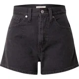 Kavbojke 'HIGH WAISTED MOM SHORT LIGHT INDIGO - WORN IN' črn denim