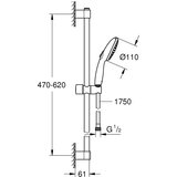 Grohe 269152433 Tempesta 110 tuš set brez armature | Shoptok.si