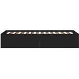  Okvir za krevet crni 90 x 190 cm od konstruiranog drva | shoptok.hr