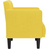 SOFA s naslonima za ruke svijetložuta 53 cm tkanina | shoptok.hr