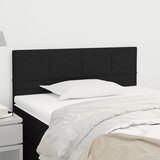 vidaXL Uzglavlje crno 80 x 5 x 78/88 cm od tkanine Cijene