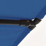  Vrtni suncobran s aluminijskim stupom 2 x 1,5 m azurnoplavi | shoptok.hr