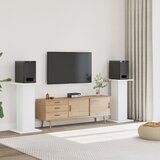 vidaXL Stalci za zvučnike 2 kom bijeli 30x30x80 cm konstruirano drvo | shoptok.hr