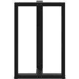 vidaXL Noge za barski stol T-oblika 2 kom crne 60x35x(90-91) cm čelik | shoptok.hr