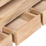 TV omarica iz trdnega akacijevega lesa 90x30x55 cm svetlo rjava | Shoptok.si