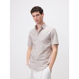 Reserved Pamučna regular fit košulja - boja kave | shoptok.hr