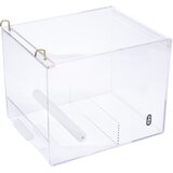 TIAKI akrilna hranilica za ptice No-Mess - veličina L: D 20 x Š 25 x V 20 cm | shoptok.hr
