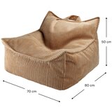 Wigiwama Smeđa vreća za bebe od samta Chair – | shoptok.hr