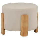 Venture Home okrugli puf Coffey ⌀50 cm, bijela | shoptok.hr