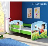  Otroška postelja ACMA z motivom, stranska zelena 140x70 cm 13 Footballer | Shoptok.si