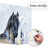  Slikanje po številkah KRALJEVSTVO KONJEV - Level Starter (set) | Shoptok.si
