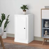 vidaXL Komoda bela 37,5x35,5x67,5 cm inženirski les | Shoptok.si