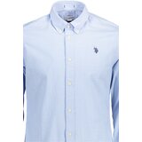 U.S. Polo Assn. US POLO SHIRT LONG SLEEVE MAN LIGHT BLUE | Shoptok.si