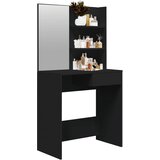  Toaletni stolić s ogledalom crni 74,5 x 40 x 141 cm | Eponuda.com