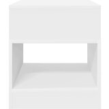  Konačna Stolić Bijelo 40 5 x 40 x 45 cm Konstruirano drvo | shoptok.hr