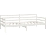  Dnevni ležaj s ladicama 90 x 200 cm bijeli od masivne borovine | shoptok.hr