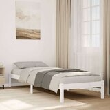 vidaXL Okvir kreveta bez madraca bijeli 100x210 cm masivna borovina | shoptok.hr