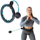  Hhm17 hula hop crno/tirkizni magnetni s utegom + brojačem hms | shoptok.hr