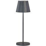 Fischer & Honsel Crna LED stolna lampa s mogućnosti zatamnjivanja s metalnim sjenilom (visina 34 cm) Cosenza 2.0 – Cijene