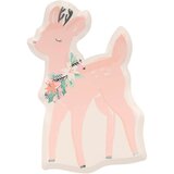 Meri Meri papirnati krožniki die cut pastel deer (8 kosov) | Shoptok.si