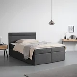 Boxspring Postelja Rosa, Temno Siva, 140x200