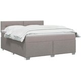  Boxspring krevet s madracem Sivosmeđa 180 x 200 cm Tkanina | shoptok.hr