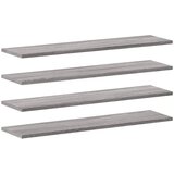  Zidne police 4 kom boja hrasta 80x20x1,5 cm konstruirano drvo | shoptok.hr