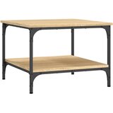  Stolić za kavu boja hrasta 55x55x40 cm konstruirano drvo Smeđa 55 x 55 x 40 cm | Shoptok.si