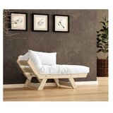 Hanah home Vrtna sofa sa jednim sedištem i jastukom, Natur-ljubičasta Cijene