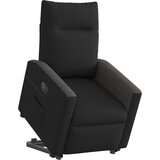 vidaXL Električni naslanjač s funkcijo vstajanja črn | Shoptok.si