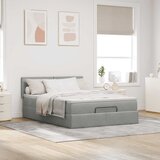  Otomanski krevet s madracem i LED 140x200 cm baršunasti | Eponuda.com