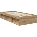  Krevetna konstrukcija Umjetnička hrastovina 90 x 190 cm | shoptok.hr