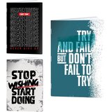 Rucksack Only Zvezek A4 Quotes1, brezčrtni, 52 listov, sortirano | Shoptok.si
