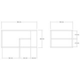 Hanah home Club sto Eros 80x50x40cm bež | Eponuda.ba