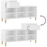 Ormarić za cipele sjajni bijeli 102x36x60 cm konstruirano drvo | shoptok.hr