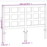  Uzglavlje voštano smeđe 135 cm od masivne borovine | shoptok.hr