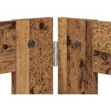  Vrata za pse s postoljem 6 pcs Staro drvo 100 x 60 cm | shoptok.hr