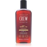 American Crew 3 in 1 Ginger + Tea 3 u1 šampon, regenerator i gel za tuširanje za muškarce 450 ml Cijene