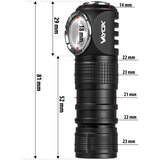  LED prigušiva punjiva čelna lampa LED/10W/5V IP66 500 lm 800 mAh | Eponuda.com