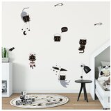 Ambiance Komplet otroških stenskih nalepk Scandinavian Animals Cosmonaut Cats Cene