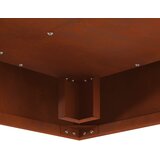  Kamin Smeđa 60 x 60 x 30 cm Čelik otporan na vremenske uvjete | shoptok.hr