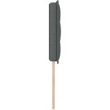 vidaXL vzglavje Komplet 2 Temno sivo Les Za postelje dolžine 140 cm | Shoptok.si